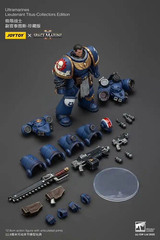 Warhammer 40 000: Space Marine 2 Action Figure Ultramarines Lieutenant Titus Collectors Edition 13 cm